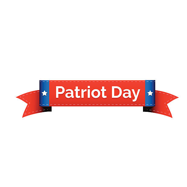 Patriot day ribbon Patriot day ribbon never the same stock illustrations