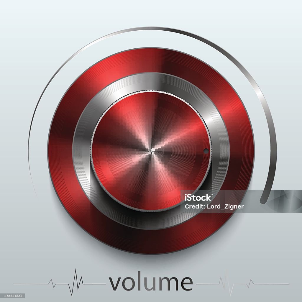 Volume Button Visual Button Volume Stock Illustration - Download Image Now - 2015, Acoustic ...