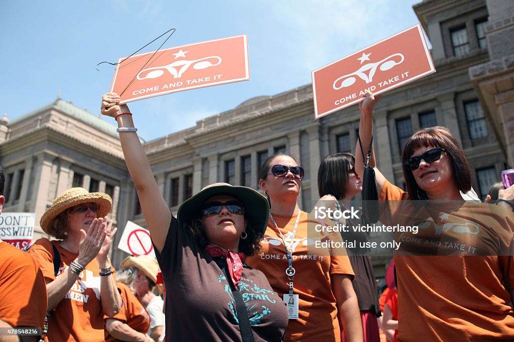 Austin, Texas Abortion Debate, July, 2013 - Royalty-free Kürtaj Stok görsel