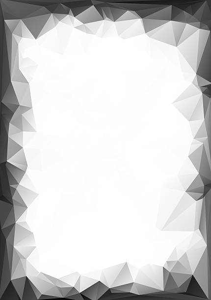 Gray White  Polygonal Mosaic Background,  Creative  Business Design Templates