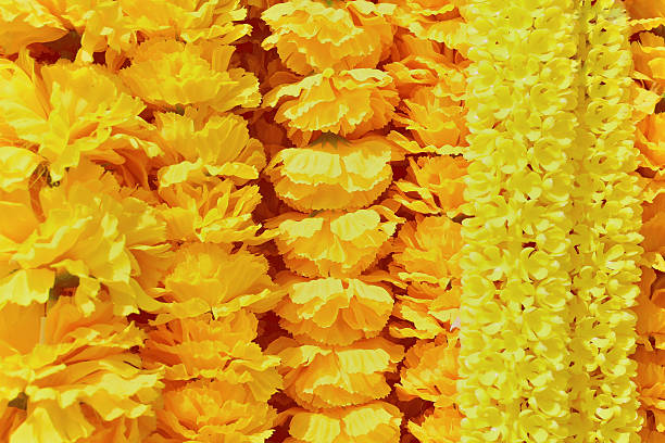 istock Yellow plastic garlands Worship, sacred 478554604