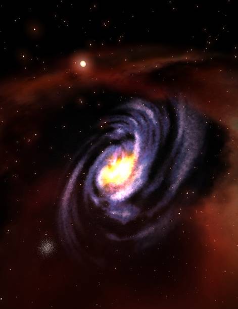 istock Digital Illustration of a Space Scene 478555418