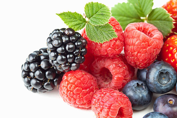 istock Strawberries blackberries blueberries raspberries close up 478557048