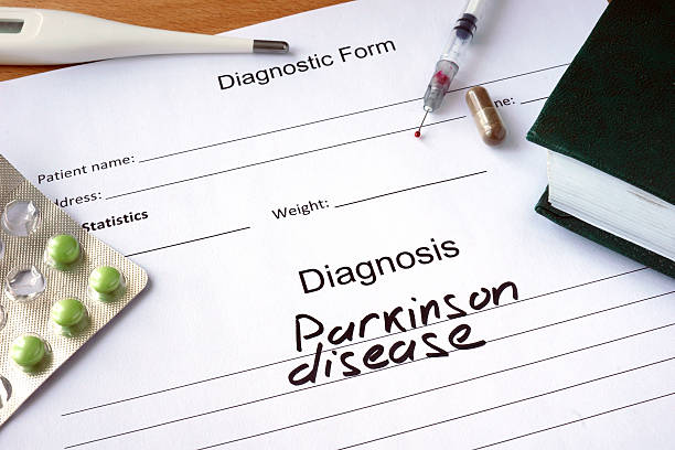 istock Diagnostic form with Parkinson disease. 478561284
