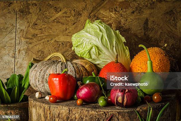 Still Life Vegetables And Fruits Stock Photo - Download Image Now - Agriculture, Autumn, Basket