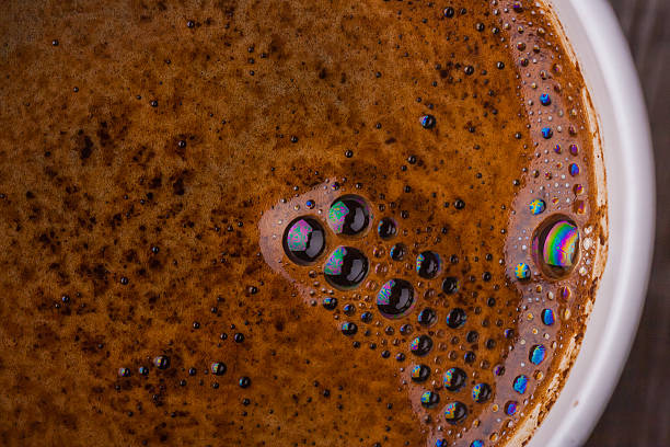 Cup of coffee on wooden background