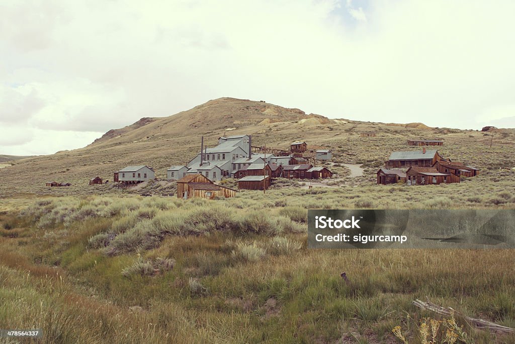 Abandoned factory in Bodie, California. The Ghost town of Bodie, California, west USA. Abandoned Stock Photo