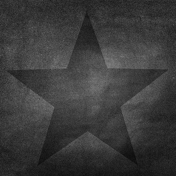 istock Black star on Grunge paper background 478564879