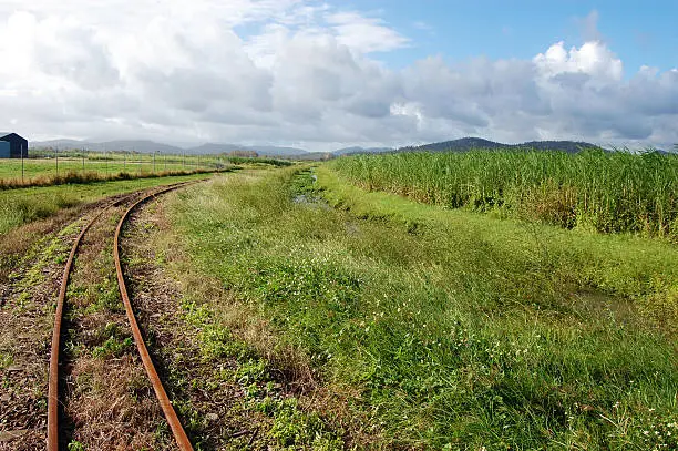 Queensland sugar cane railways, near Mackay, Australia