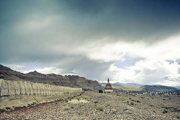 Tibet ali region of ancient temples