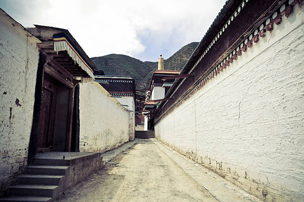 Tibet ali region of ancient temples