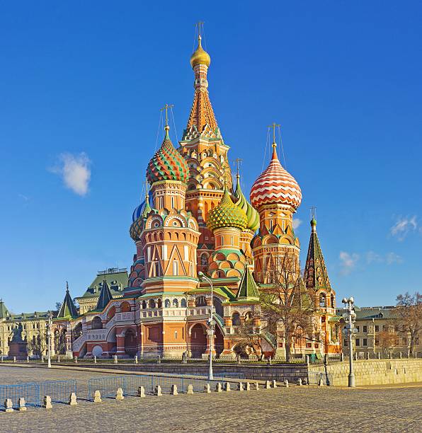 istock Saint Basil's Cathedral in Red Square in Moscow, Russia 478571066