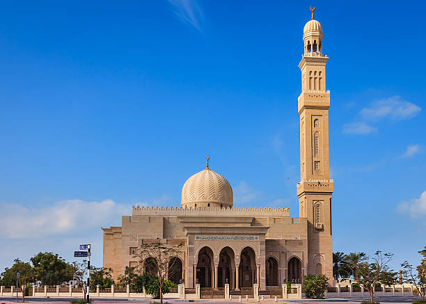 istock Dubai, UAE - Mosque in Jumeirah residential area 478572148