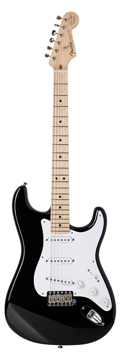 Minsk, Belarus - June 17, 2015: High resolution shot of Fender Stratocaster electric guitar.  Eric Clapton's \