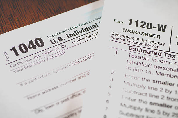 istock Close - up US Tax income form 478576874