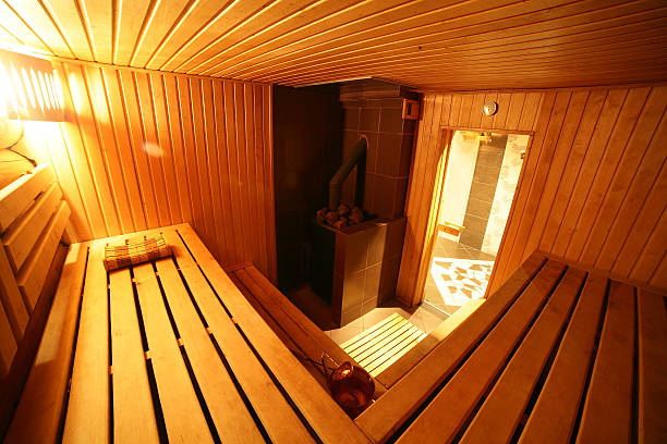 istock interior of modern wooden sauna 478579188