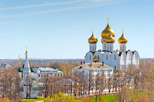 istock view urban architecture of Yaroslavl from above 478580089