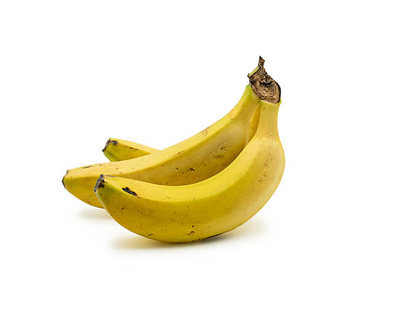 번치 of 바나나 흰색 바탕에 흰색 배경 - banana bunch yellow healthy lifestyle 뉴스 사진 이미지