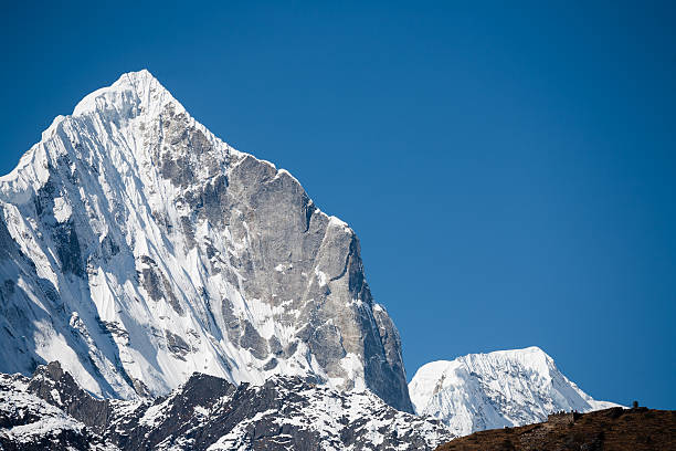 Mt.Thamserku near Thame stock photo