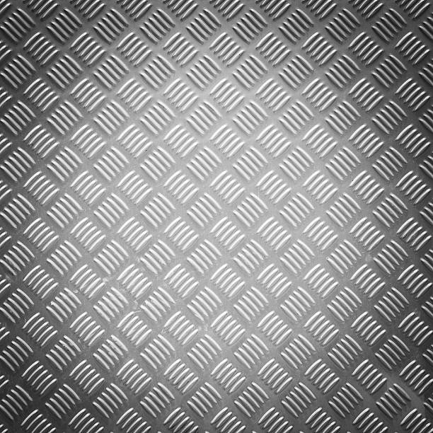 istock Vignette style diamond steel plate texture 478586201