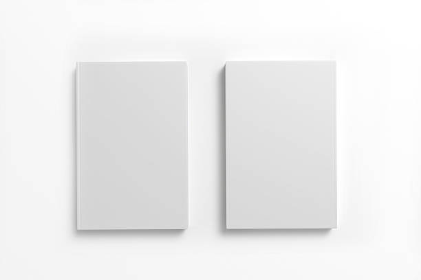 istock Books with blank cover on white background 478595495