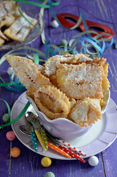 istock Chiacchiere, carnival fried pastries. Italian food. 478602977