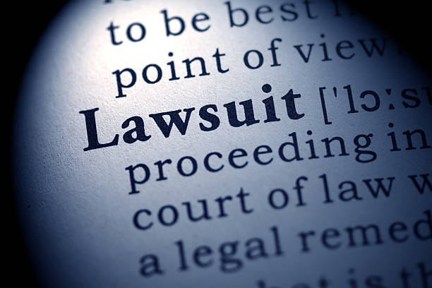 lawsuit - law suit stock-fotos und bilder