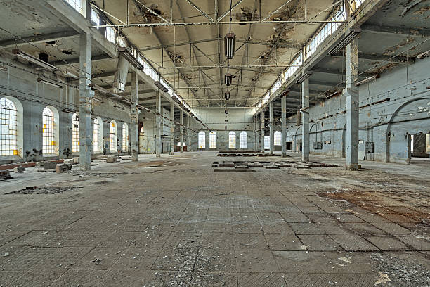 istock Old destroyed an abandoned factory.Natural HDR - high dynamic ra 478603950