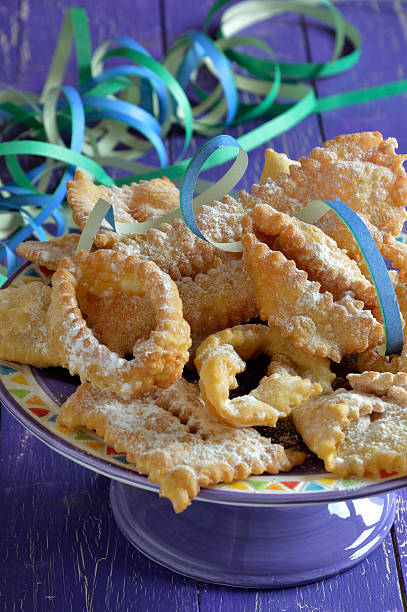 istock Chiacchiere, carnival fried pastries. Italian food. 478604057