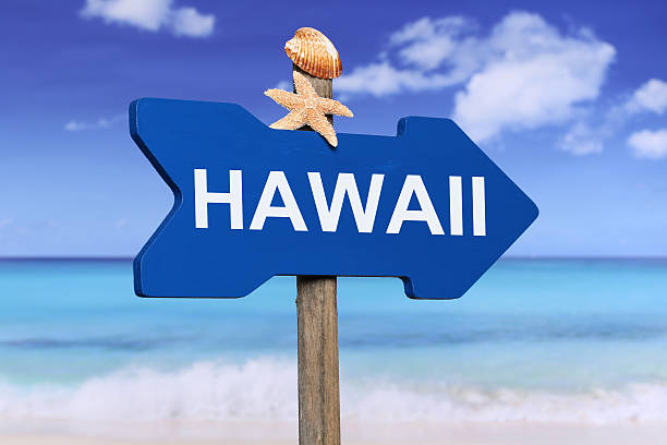 Hawaii with beach and sea in summer on vacation