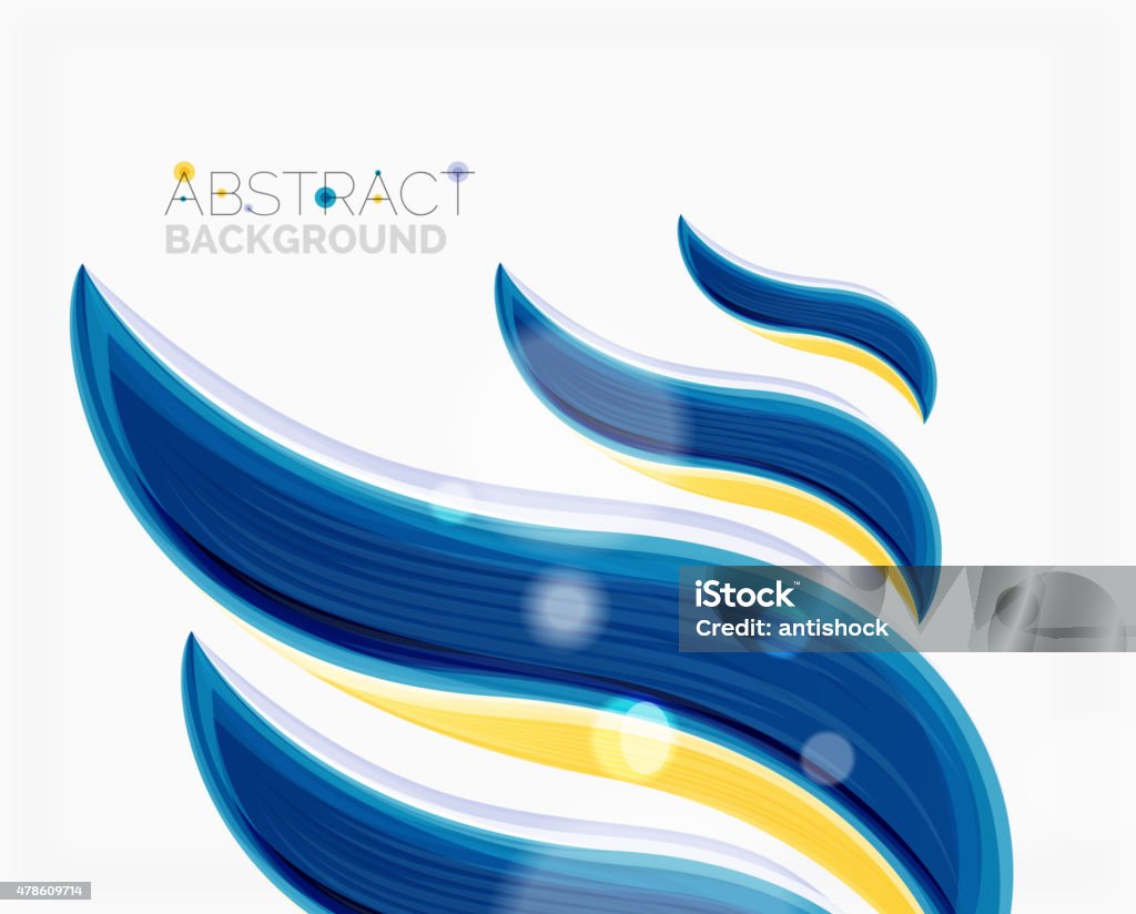 Solid Wave Background Abstract Realistic Solid Wave Background Stock Illustration - Download ...