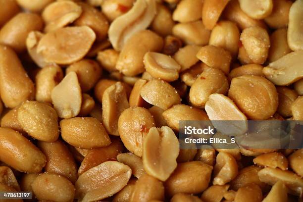 Peanuts Food Background Stock Photo - Download Image Now - Allergy, Backgrounds, Bar - Drink Establishment