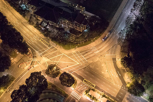istock Aerial view of Intersection 478615338