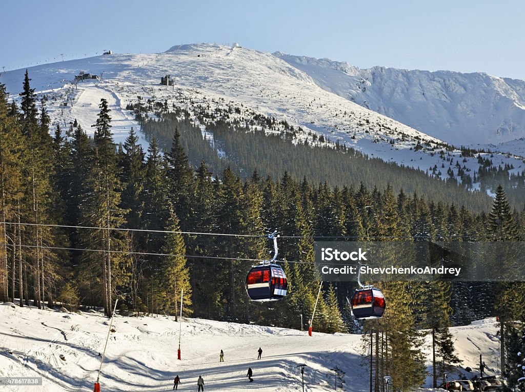 Chopok mountain in Low Tatras in Jasna.  Slovakia 2015 Stock Photo