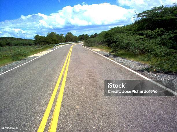 Curve On A Road Stock Photo - Download Image Now - 2015, Car, Curve
