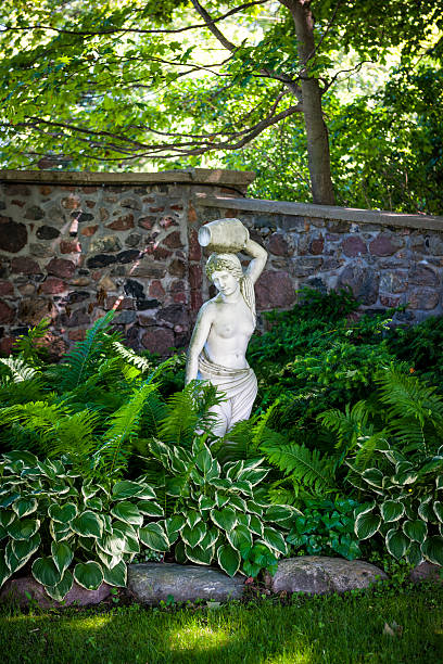 istock Shady perennial garden 478618787