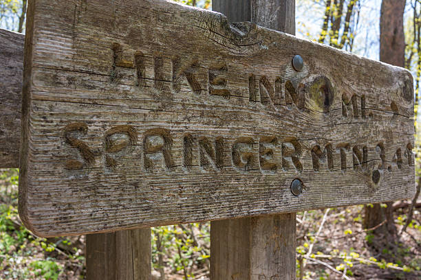 istock Springer Mountain Distance Sign 478620302