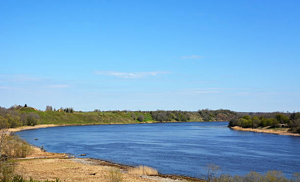 istock Volkhov river valley. View from the top, spring season 478623574