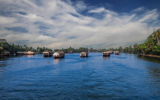 Houseboat of Kerala, India