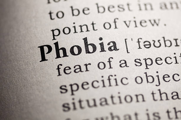 phobia Fake Dictionary, Dictionary definition of the word phobia. phobia stock pictures, royalty-free photos & images