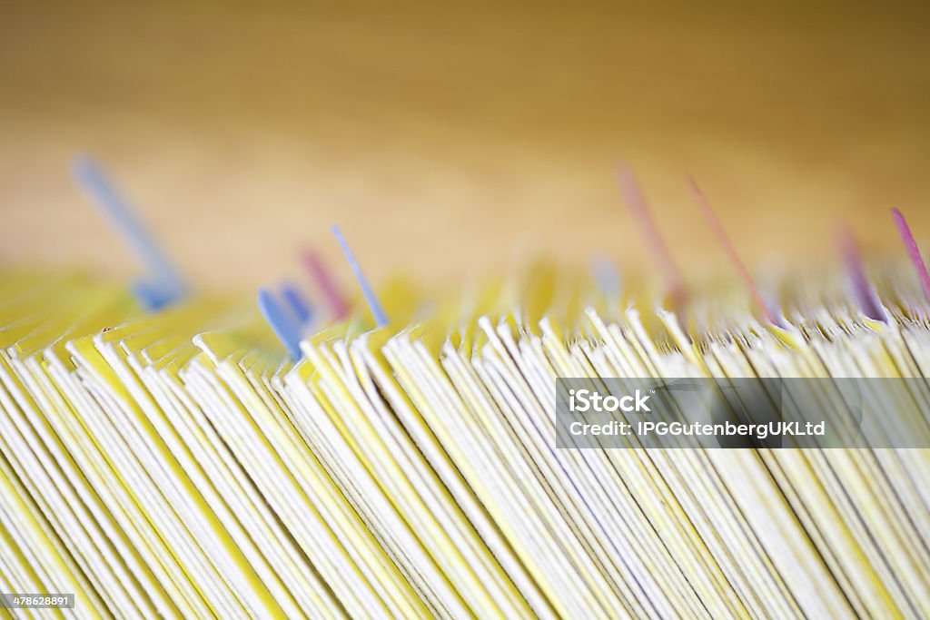 Colour Coded Filing System For Folders Closeup of colour coded filing system for folders Abundance Stock Photo