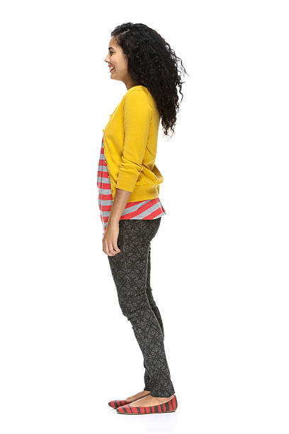 istock Side view of smiling woman looking away 478629699
