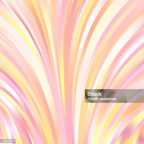 Colorful Smooth Light Lines Background Stock Illustration - Download Image Now - 2015, Abstract, Art