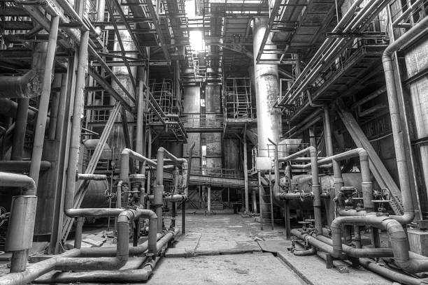 istock steel mill with pipes and valves 478639028
