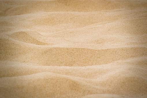 close up of sand surface
