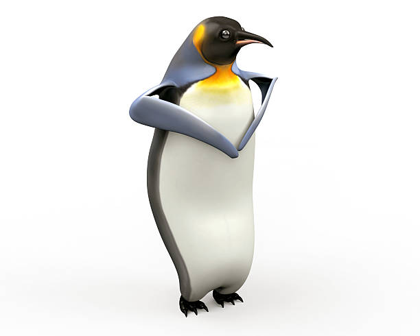 istock Emperor penguins isolated on white background 478639293