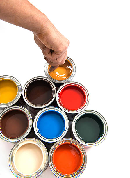 istock Group of colorful paints 478640871