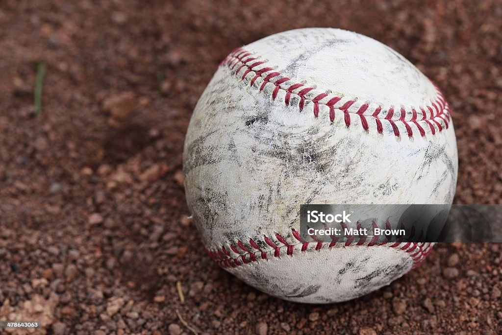 Verwendet baseball - Lizenzfrei Alt Stock-Foto