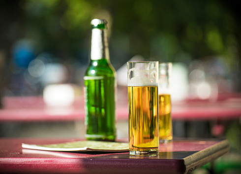 Kölsch in the beer garden