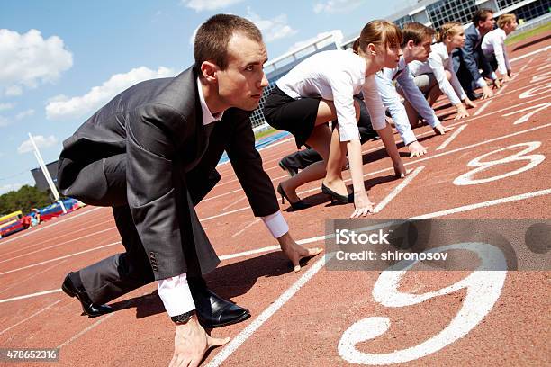 Career Stock Photo - Download Image Now - Starting Line, Beginnings, Sports Race